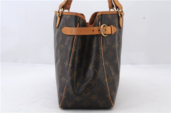 Authentic LOUIS VUITTON Monogram Batignolles Horizontal Tote Bag M51154 LV 8362C