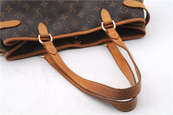 Authentic LOUIS VUITTON Monogram Batignolles Horizontal Tote Bag M51154 LV 8362C
