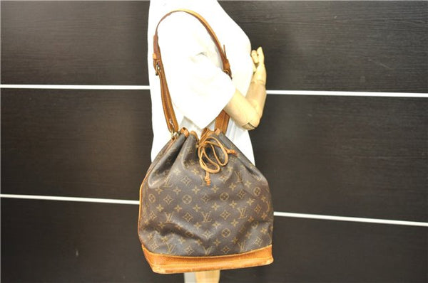 Authentic Louis Vuitton Monogram Noe Shoulder Bag M42224 LV 8365D