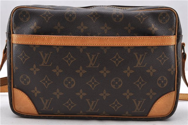 Auth LOUIS VUITTON Monogram Trocadero 30 Shoulder Cross Body Bag M51272 LV 8366C