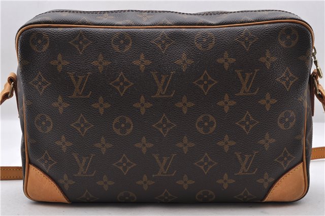 Auth LOUIS VUITTON Monogram Trocadero 30 Shoulder Cross Body Bag M51272 LV 8366C