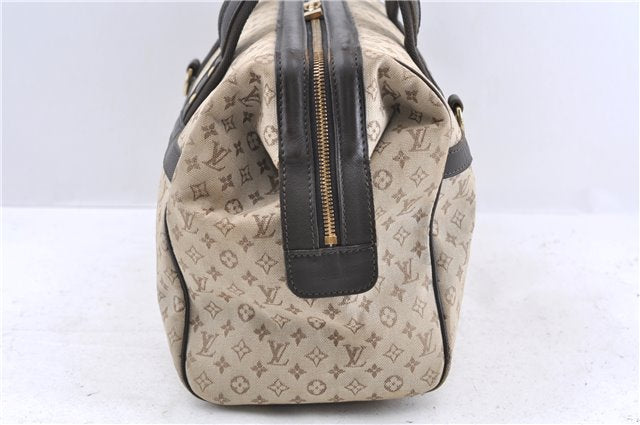 Auth LOUIS VUITTON Monogram Mini Josephine GM Hand Bag M92310 Khaki Beige 8367C