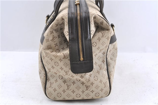 Auth LOUIS VUITTON Monogram Mini Josephine GM Hand Bag M92310 Khaki Beige 8367C