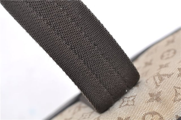 Auth LOUIS VUITTON Monogram Mini Josephine GM Hand Bag M92310 Khaki Beige 8367C