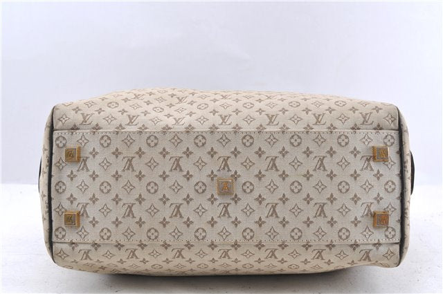 Auth LOUIS VUITTON Monogram Mini Josephine GM Hand Bag M92310 Khaki Beige 8367C