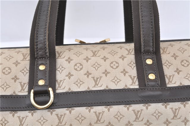 Auth LOUIS VUITTON Monogram Mini Josephine GM Hand Bag M92310 Khaki Beige 8367C