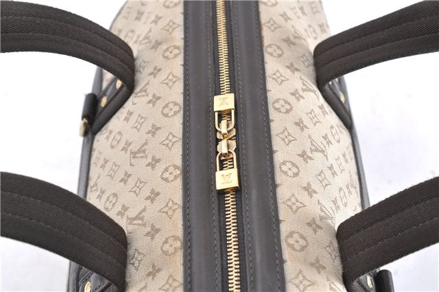 Auth LOUIS VUITTON Monogram Mini Josephine GM Hand Bag M92310 Khaki Beige 8367C