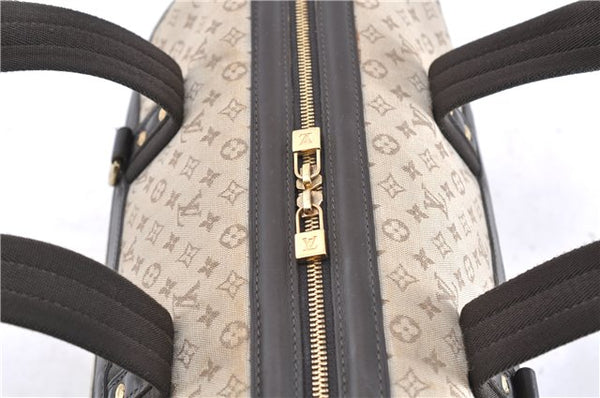 Auth LOUIS VUITTON Monogram Mini Josephine GM Hand Bag M92310 Khaki Beige 8367C