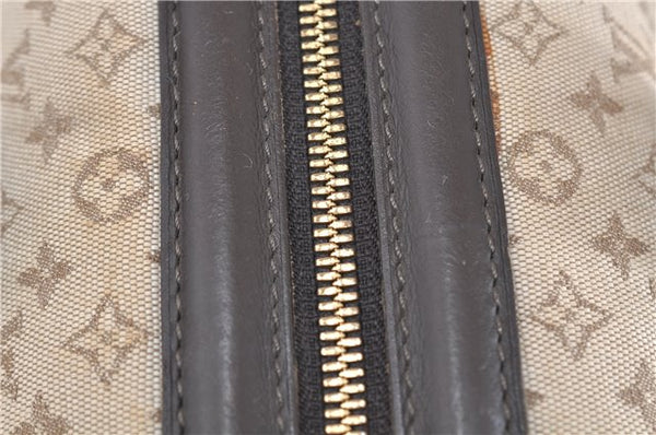 Auth LOUIS VUITTON Monogram Mini Josephine GM Hand Bag M92310 Khaki Beige 8367C