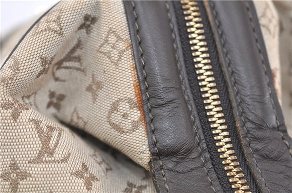 Auth LOUIS VUITTON Monogram Mini Josephine GM Hand Bag M92310 Khaki Beige 8367C