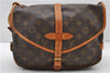 Auth LOUIS VUITTON Monogram Saumur 30 Shoulder Cross Body Bag M42256 LV 8369C