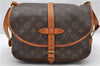 Auth LOUIS VUITTON Monogram Saumur 30 Shoulder Cross Body Bag M42256 LV 8369C