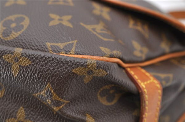 Auth LOUIS VUITTON Monogram Saumur 30 Shoulder Cross Body Bag M42256 LV 8369C