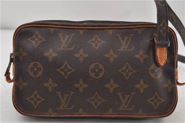 Auth Louis Vuitton Monogram Marly Bandouliere Shoulder Cross Bag M51828 LV 8369D