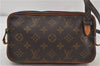 Auth Louis Vuitton Monogram Marly Bandouliere Shoulder Cross Bag M51828 LV 8369D