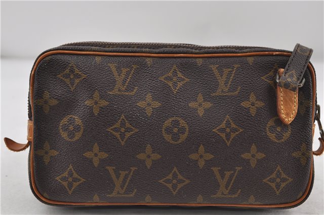 Auth Louis Vuitton Monogram Marly Bandouliere Shoulder Cross Bag M51828 LV 8369D