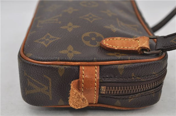 Auth Louis Vuitton Monogram Marly Bandouliere Shoulder Cross Bag M51828 LV 8369D