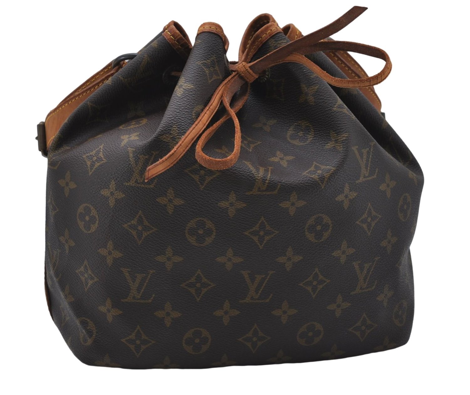 Authentic Louis Vuitton Monogram Petit Noe Shoulder Bag M42226 LV 8371D