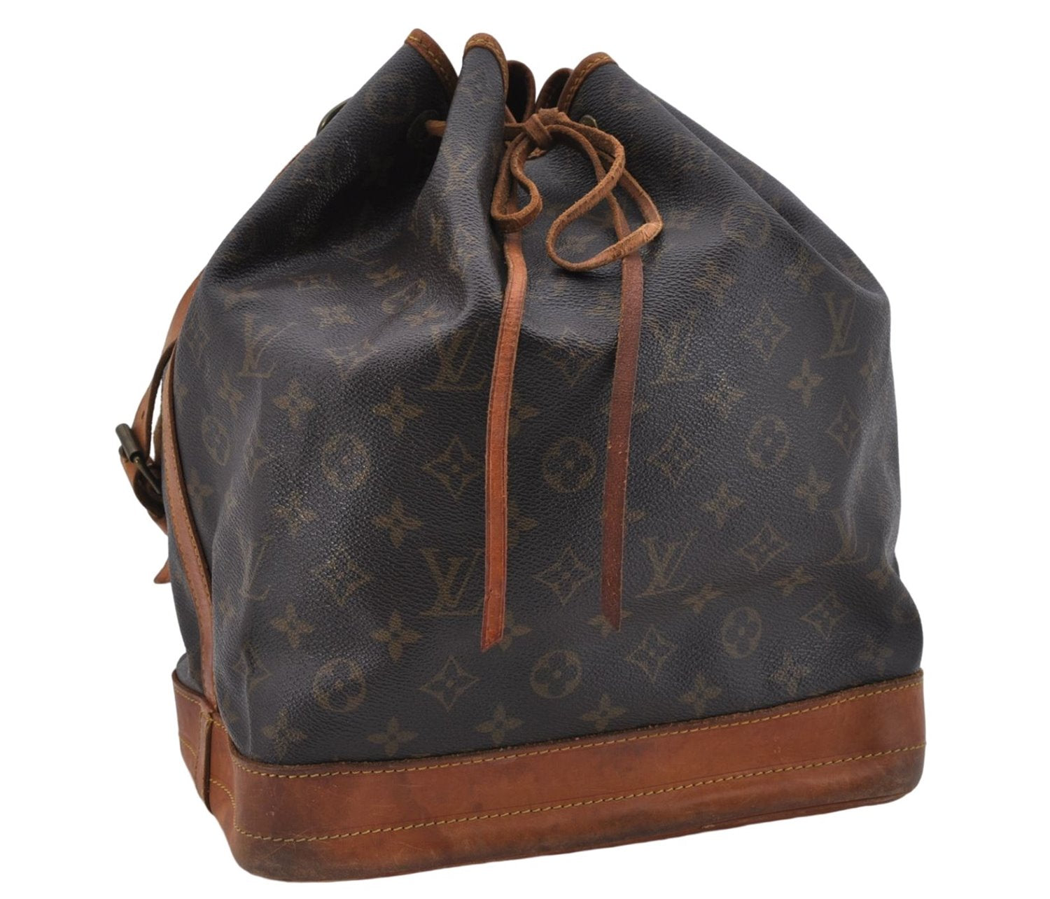 Authentic Louis Vuitton Monogram Noe Shoulder Bag M42224 LV 8372D