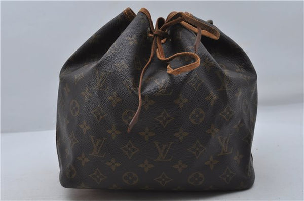 Authentic Louis Vuitton Monogram Petit Noe Shoulder Bag M42226 LV 8373D