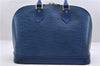 Authentic LOUIS VUITTON Epi Alma PM Hand Bag Purse Blue M52145 LV 8375C