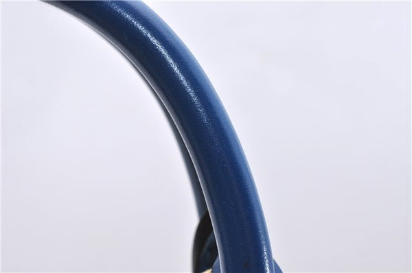 Authentic LOUIS VUITTON Epi Alma PM Hand Bag Purse Blue M52145 LV 8375C