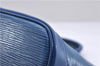 Authentic LOUIS VUITTON Epi Alma PM Hand Bag Purse Blue M52145 LV 8375C