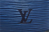 Authentic LOUIS VUITTON Epi Alma PM Hand Bag Purse Blue M52145 LV 8375C