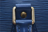 Authentic LOUIS VUITTON Epi Alma PM Hand Bag Purse Blue M52145 LV 8375C