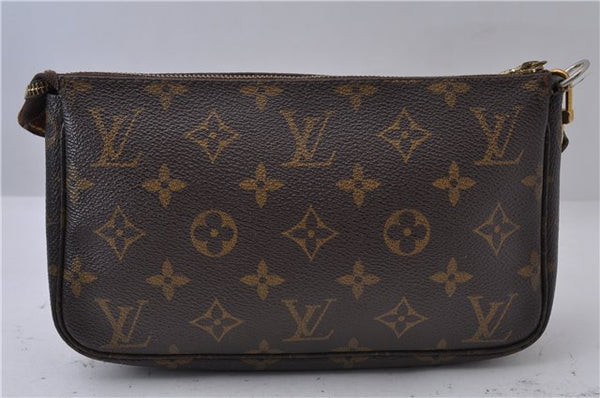 Authentic Louis Vuitton Monogram Pochette Accessoires Pouch M51980 LV 8375D