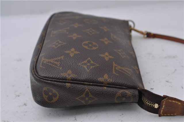 Authentic Louis Vuitton Monogram Pochette Accessoires Pouch M51980 LV 8375D