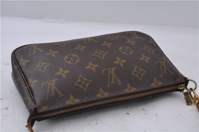 Authentic Louis Vuitton Monogram Pochette Accessoires Pouch M51980 LV 8375D