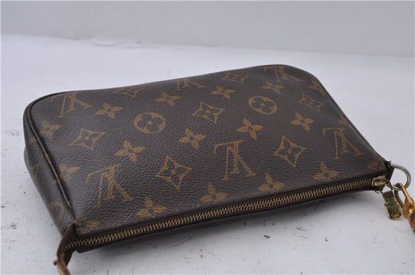 Authentic Louis Vuitton Monogram Pochette Accessoires Pouch M51980 LV 8375D