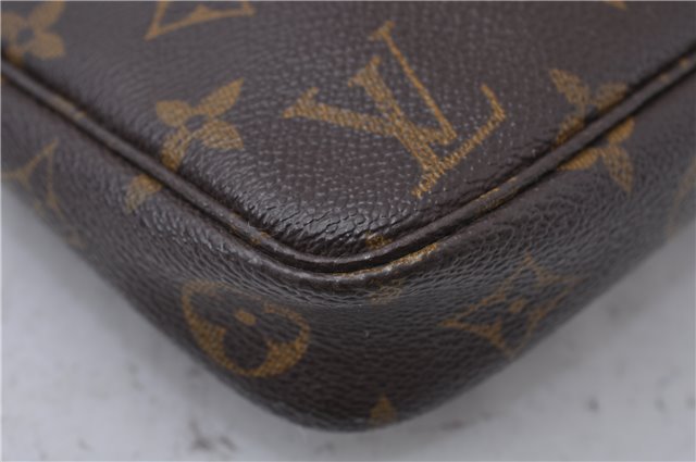 Authentic Louis Vuitton Monogram Pochette Accessoires Pouch M51980 LV 8375D