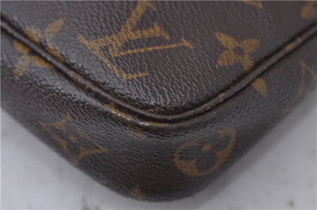 Authentic Louis Vuitton Monogram Pochette Accessoires Pouch M51980 LV 8375D