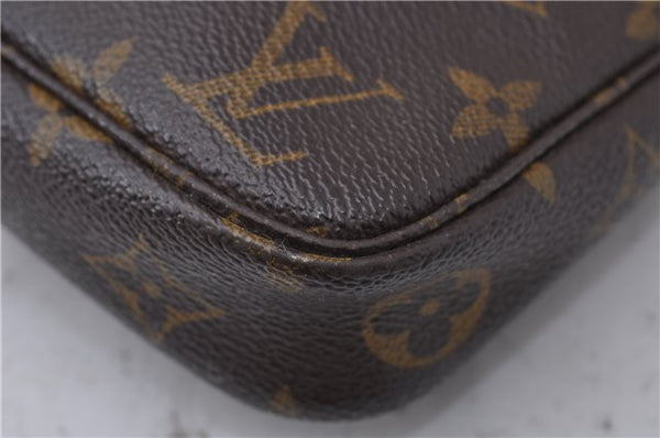 Authentic Louis Vuitton Monogram Pochette Accessoires Pouch M51980 LV 8375D