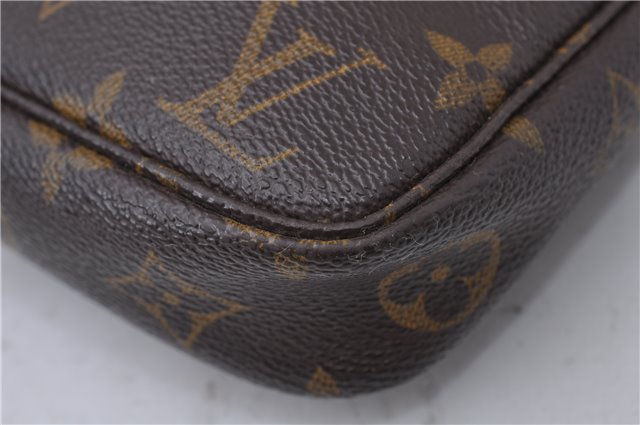 Authentic Louis Vuitton Monogram Pochette Accessoires Pouch M51980 LV 8375D