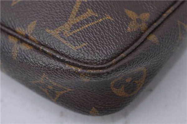 Authentic Louis Vuitton Monogram Pochette Accessoires Pouch M51980 LV 8375D