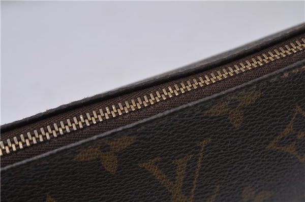 Authentic Louis Vuitton Monogram Pochette Accessoires Pouch M51980 LV 8375D
