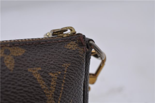 Authentic Louis Vuitton Monogram Pochette Accessoires Pouch M51980 LV 8375D