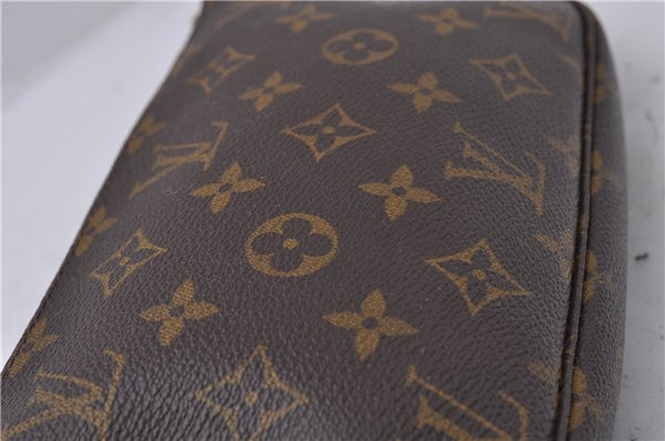 Authentic Louis Vuitton Monogram Pochette Accessoires Pouch M51980 LV 8375D