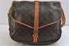 Auth LOUIS VUITTON Monogram Saumur 35 Shoulder Cross Body Bag M42254 LV 8377C