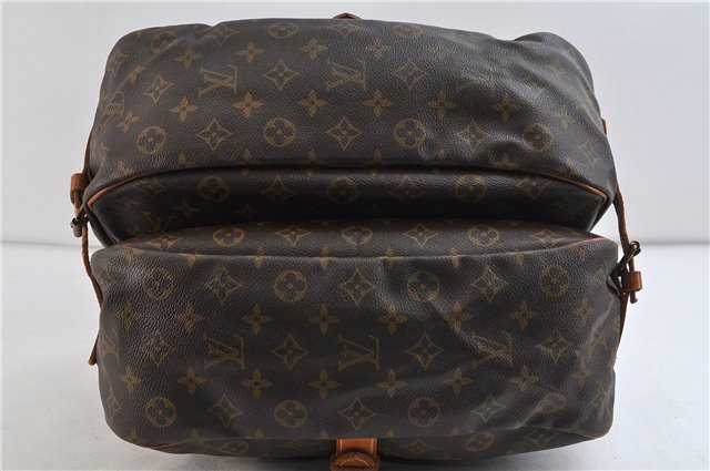 Auth LOUIS VUITTON Monogram Saumur 35 Shoulder Cross Body Bag M42254 LV 8377C