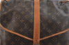 Auth LOUIS VUITTON Monogram Saumur 35 Shoulder Cross Body Bag M42254 LV 8377C