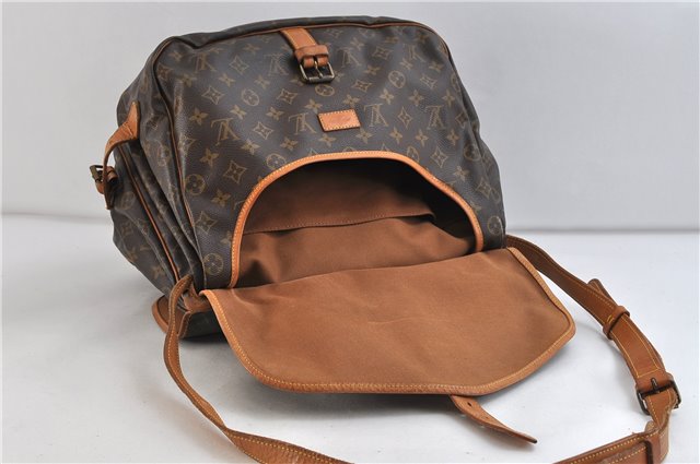 Auth LOUIS VUITTON Monogram Saumur 35 Shoulder Cross Body Bag M42254 LV 8377C