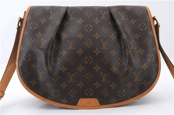 Auth LOUIS VUITTON Monogram Menilmontant MM Shoulder Cross Bag M40473 LV 8378C