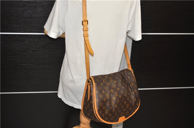 Auth LOUIS VUITTON Monogram Menilmontant MM Shoulder Cross Bag M40473 LV 8378C