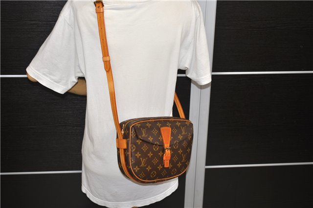 Auth LOUIS VUITTON Monogram Jeune Fille MM Shoulder Cross Bag M51226 LV 8380C