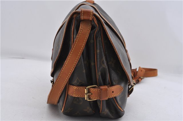 Auth Louis Vuitton Monogram Saumur 30 Shoulder Cross Body Bag M42256 LV 8381D
