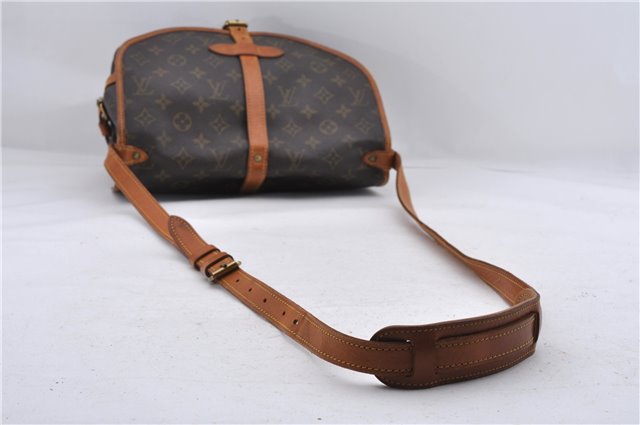 Auth Louis Vuitton Monogram Saumur 30 Shoulder Cross Body Bag M42256 LV 8381D